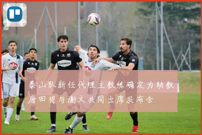 泰山队新任代理主教练确定为助教唐田将与谢文共同出席发布会
